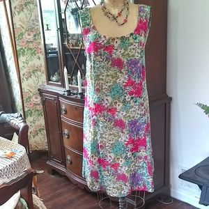 Lane Bryant size 24 flowered dress